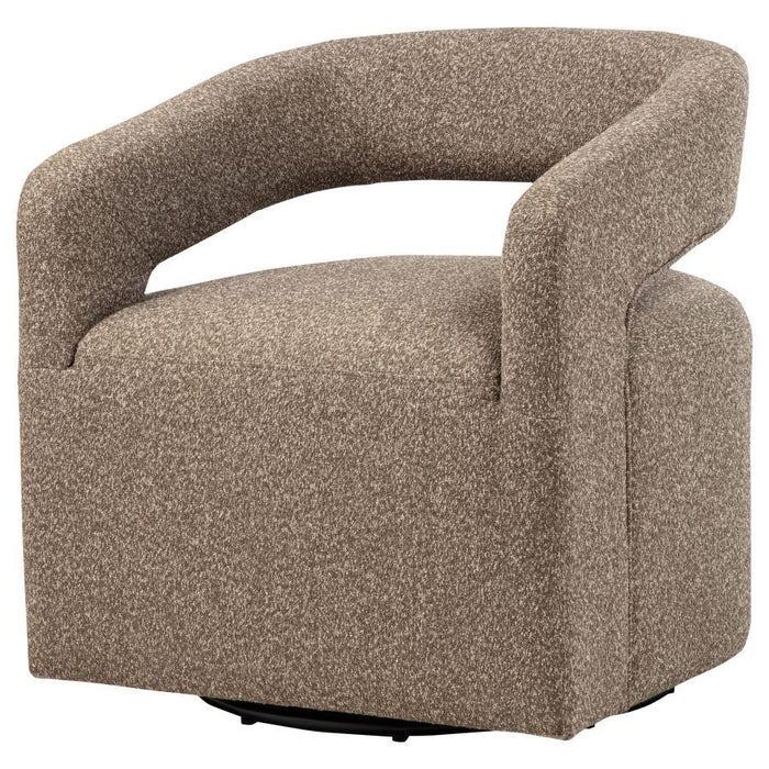 Westhill - Boucle Upholstered Swivel Accent Chair - Simple Home Plus