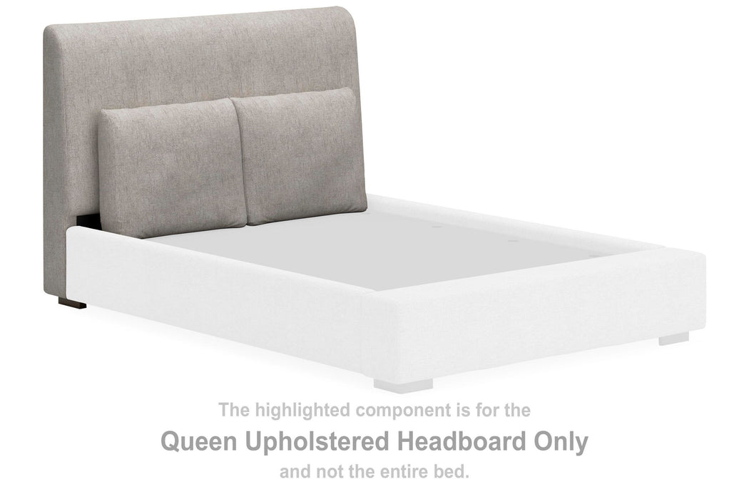 Cabalynn - Queen Upholstered Headboard - Oatmeal - Simple Home Plus
