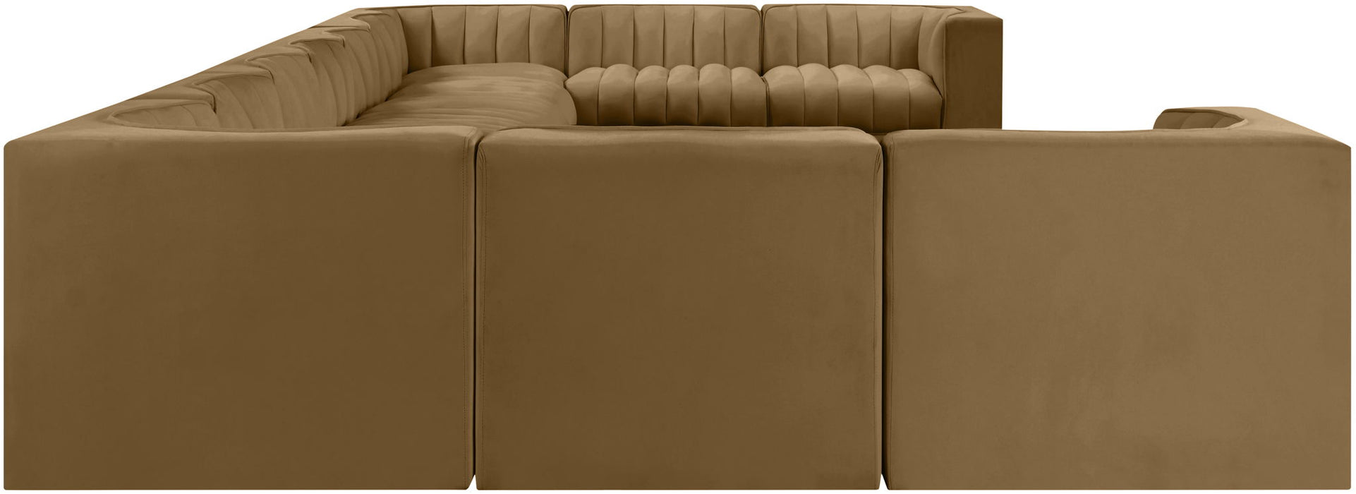 Rummi - Velvet Performance Fabric Upholstered 11 Piece Modular Sectional - Simple Home Plus