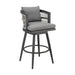 Zella - Outdoor Patio Swivel Bar Stool - Simple Home Plus