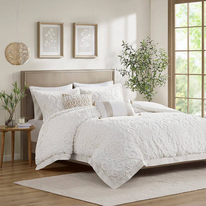 Suzanna - Comforter Mini Set - Ivory - Simple Home Plus