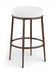 Ferro - Performance Fabric Upholstered Backless Bar Stool - Antique Bronze - Simple Home Plus