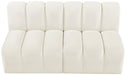 Arc - Velvet 2 Seats Modular Sofa - Simple Home Plus