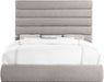 Adam - Linen Fabric Bed With 70.5" Headboard - Simple Home Plus