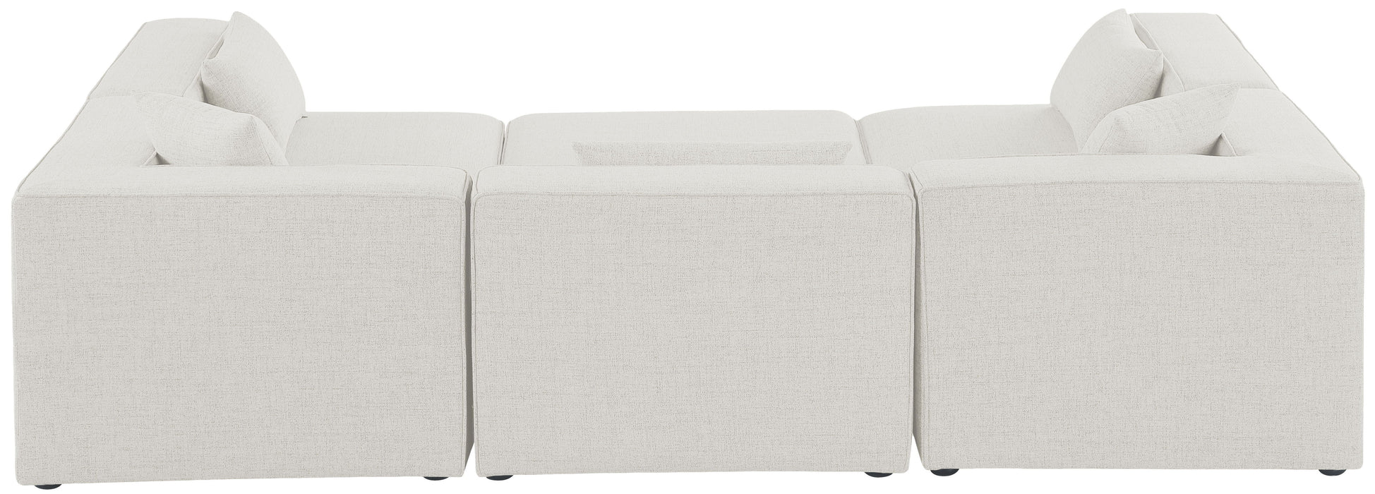 Cube - Linen 6 Piece Modular Sectional - Simple Home Plus