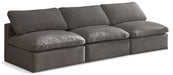 Plush - Modular Armless 3 Seat Sofa - Simple Home Plus
