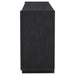 Leandro - 2-Drawer Dining Sideboard Server - Burnished Black - Simple Home Plus