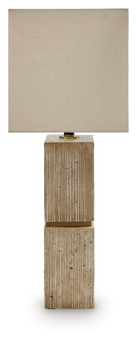 Laddner - Poly Table Lamp - Beige - Simple Home Plus
