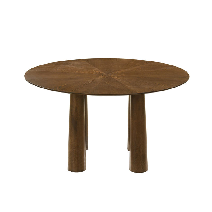 Klarissa - Round Dining Table - Walnut - Simple Home Plus
