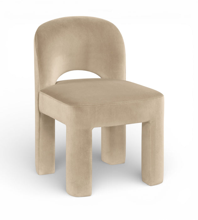 Celine - Velvet Performance Fabric Upholstered Dining Chair (Set of 2) - Simple Home Plus
