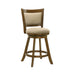 Aiden - Modern Farmhouse Swivel Wood Counter Height Kitchen Bar Stool - Simple Home Plus