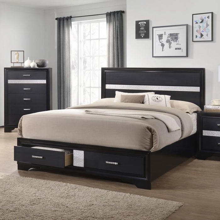 Miranda - Storage Wood Panel Bed - Simple Home Plus