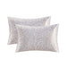 Printed Satin - Twin Sheet Set - Taupe Leopard - Simple Home Plus