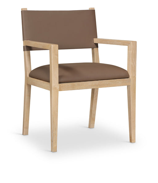 Avon - Vegan Leather Dining Arm Chair - Simple Home Plus