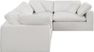 Comfy - 4 Piece Linen Fabric Modular Sectional - Simple Home Plus