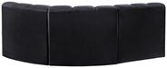 Arc - Velvet 3 Piece Sofa - Simple Home Plus