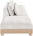 Turin - Chenille Fabric Upholstered Modular Sectional - White - Simple Home Plus
