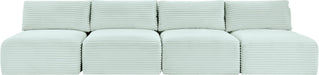 Shaggy - 4 Seat Modular Armless Sofa - Simple Home Plus