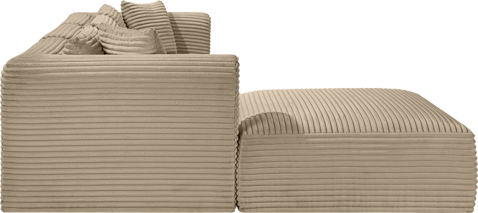 Shaggy - Fabric 4 Piece Modular Sectional - Simple Home Plus