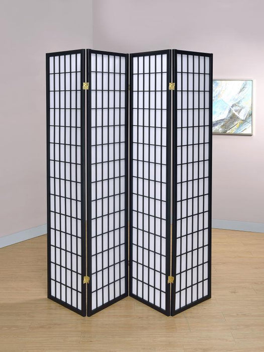 Roberto - 4-Panel Room Divider Folding Shoji Screen - Simple Home Plus