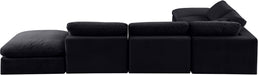 Comfy - 6 Piece Velvet Modular Sectional - Simple Home Plus