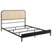 Amherst - Radio Weave Rattan Metal Bed - Simple Home Plus