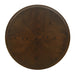 Philippe - Round End Table With Shelf - Brown - Simple Home Plus
