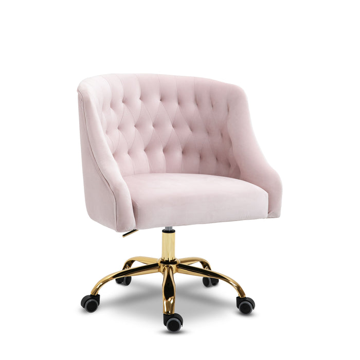 Arden - Office Chair with Gold Legs - Simple Home Plus