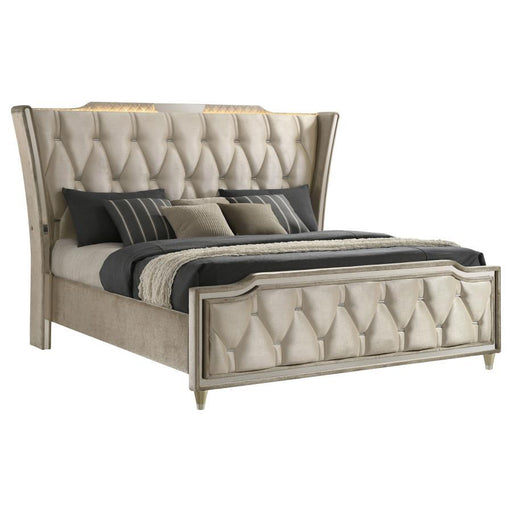 Lorient - LED Upholstered Bed - Simple Home Plus