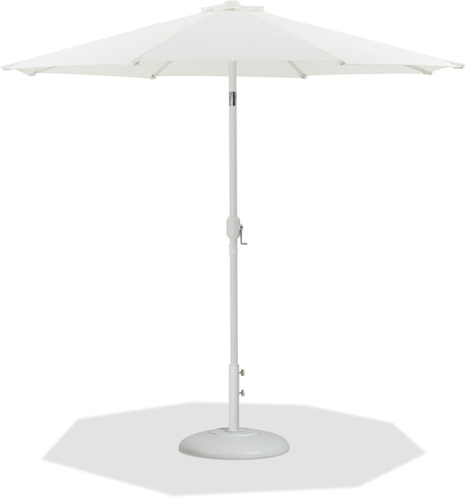 Fiji - Aluminum Patio Umbrella With Round White Base - Simple Home Plus