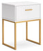 Socalle - One Drawer Night Stand - Simple Home Plus