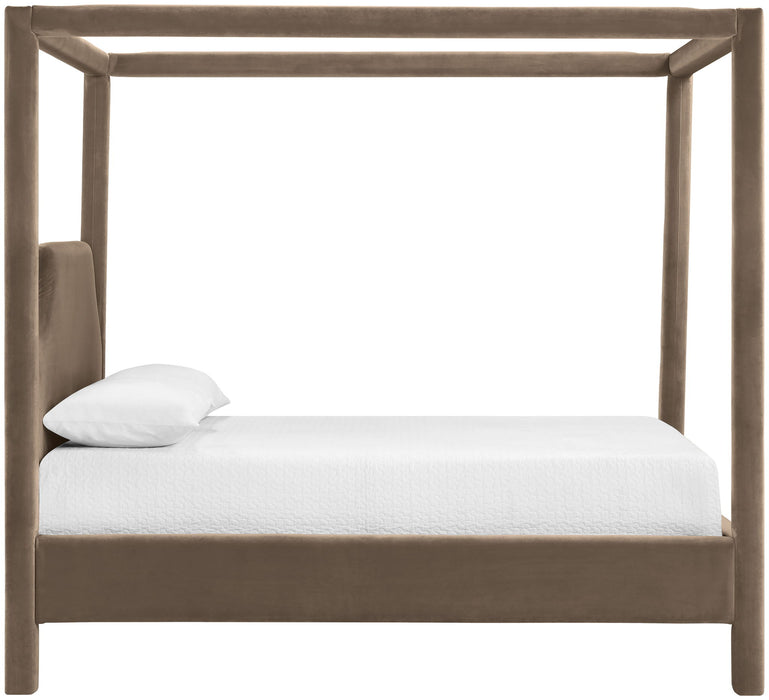 Dawson - Velvet Upholstered Bed - Simple Home Plus