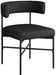 Rivage - Durable Dining Chair With Black Frame (Set of 2) - Simple Home Plus
