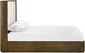 Tiberio - Textured Fabric Bed - Simple Home Plus