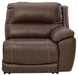Dunleith - RAF Zero Wall Power Recliner - Chocolate - Simple Home Plus