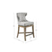 Carson - Counter Stool With Swivel Seat - Light Gray - Simple Home Plus