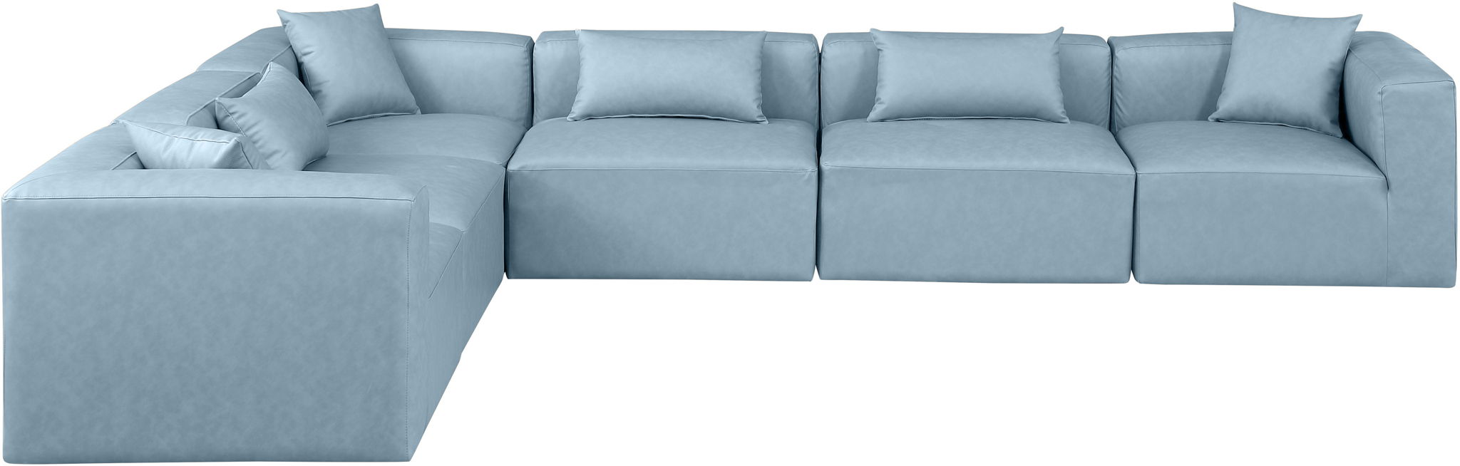 Cube - 6 Piece Modular Corner Sectional - Simple Home Plus