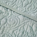 Quebec - Oversized Quilted Throw - Seafoam - Simple Home Plus