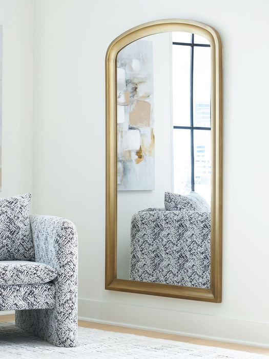 Fintan - Gold Finish - Floor Mirror - Simple Home Plus
