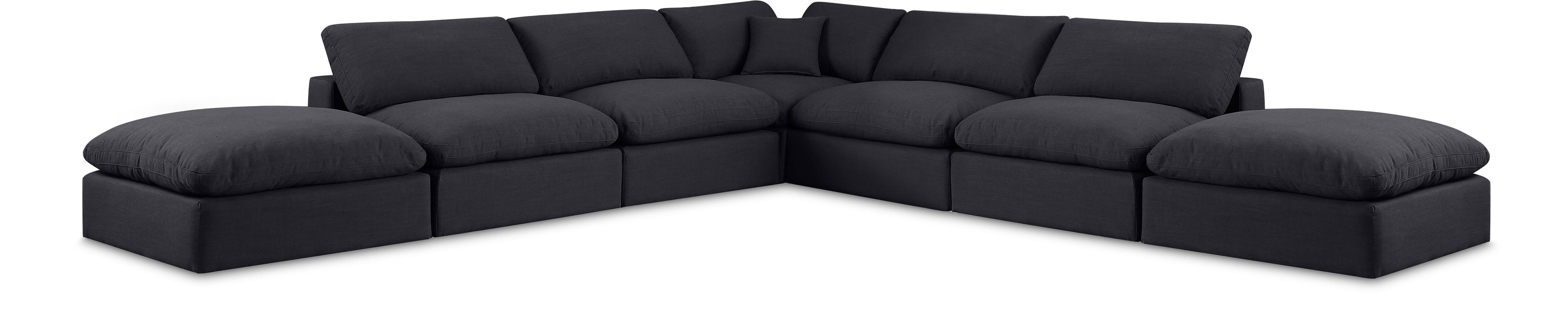 Comfy - 7 Piece Linen Modular Corner Sectional - Simple Home Plus