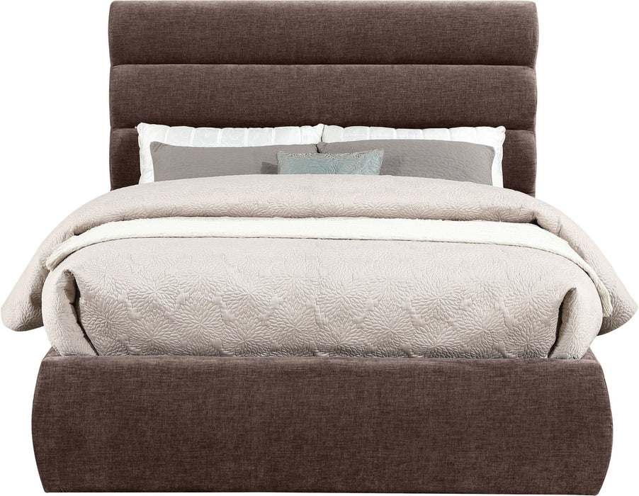 Adam - Chenille Fabric Bed With 52" Headboard - Simple Home Plus