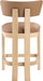 Lavrin - Vegan Leather Counter Stool (Set of 2) - Natural Base - Simple Home Plus