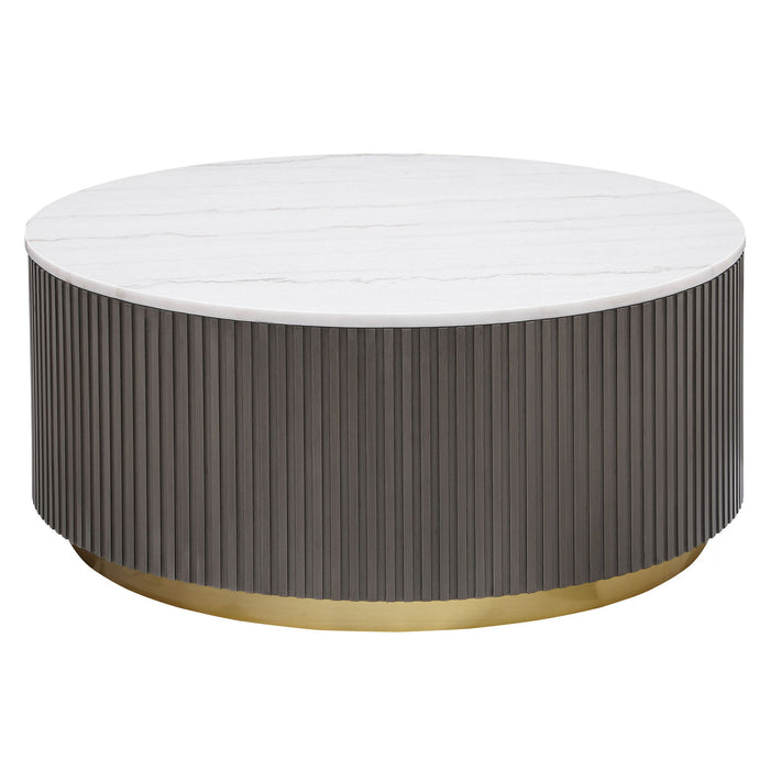 Jason - Round Marble Top Table - Simple Home Plus
