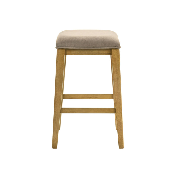 Jane - Contemporary Transitional Wood Counter Height Kitchen Bar Stool - Simple Home Plus