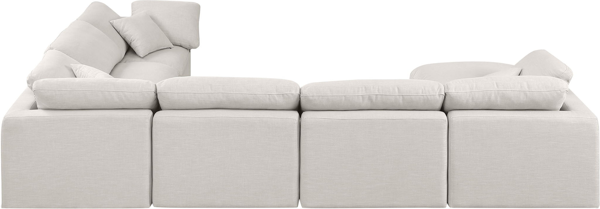 Indulge - Linen 7 Piece Modular Sectional - Simple Home Plus