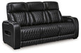 Boyington - 2 Pc. - Power Reclining Sofa And Loveseat - Black - Simple Home Plus