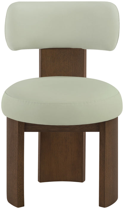 Atelier - Vegan Leather Upholstered Dining Chair (Set of 2) - Painted Brown Frame - Simple Home Plus