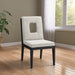 Gwendolyn - Dining Side Chair With Black Frame (Set of 2) - Simple Home Plus