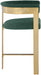 Romeo - Boucle Counter Stool With Gold Base (Set of 2) - Simple Home Plus
