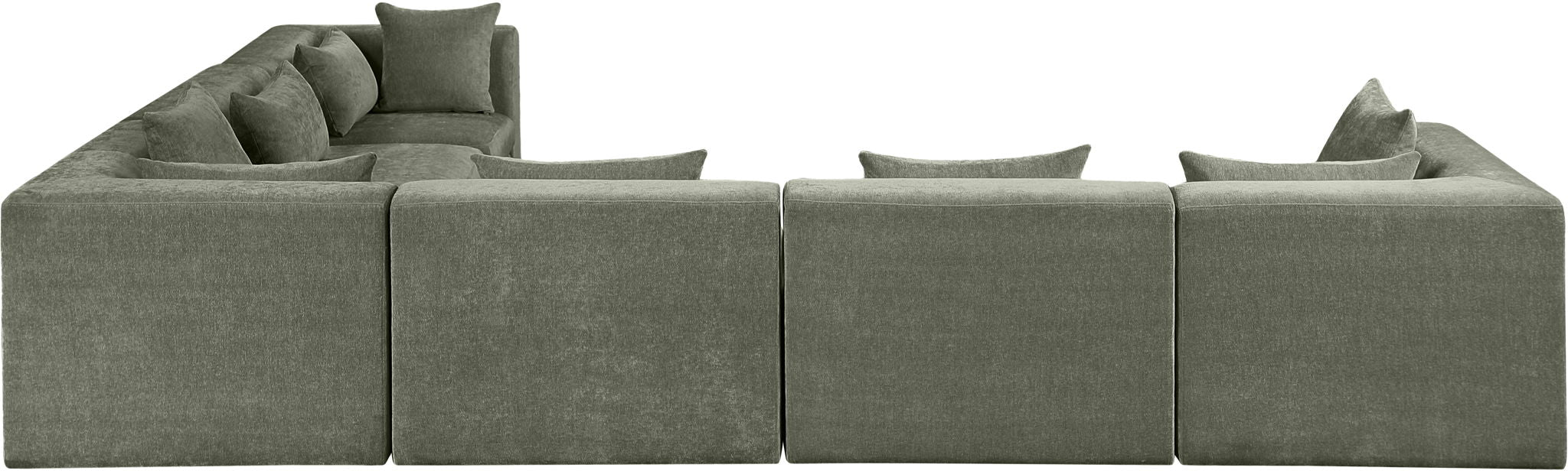 Stellar - 6 Piece Upholstered Modular Sectional - Simple Home Plus